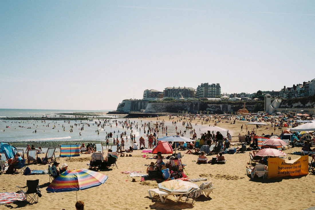 A British beach scene